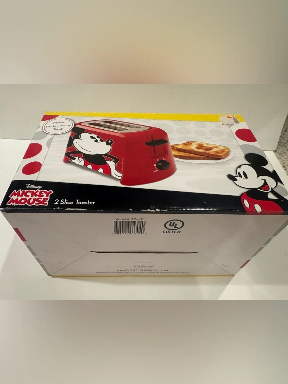 BRAND NEW Disney Mickey Mouse Toaster